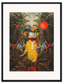 Gerahmter Kunstdruck Sie kam aus der Wildnis