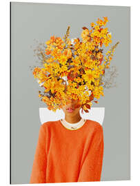 Magnettafel Ich sah dich blühen im Spiegel meiner Seele