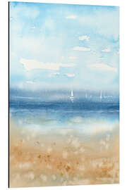 Magnettafel Ruhiger Morgen am Strand