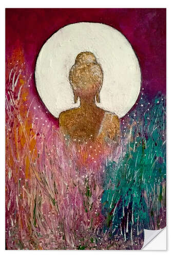 Sisustustarra Buddha Happy Life