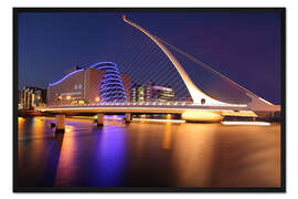 Gerahmter Kunstdruck Dublin bei Nacht