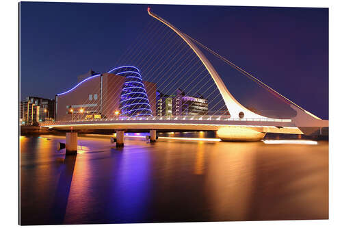 Tableau en plexi-alu Dublin de nuit