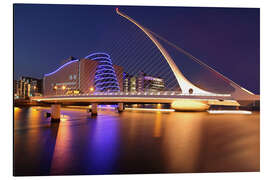 Magnettafel Dublin bei Nacht