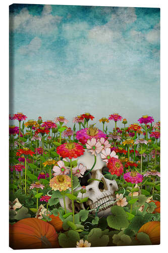 Canvas print Sugar skull