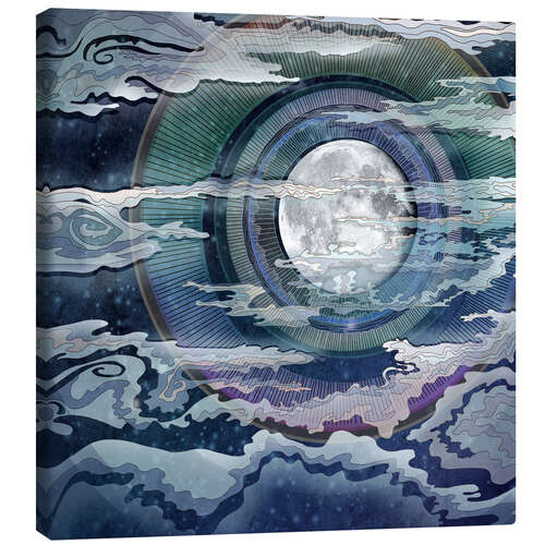 Canvas print Moon glow III