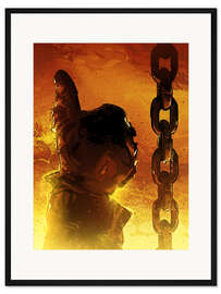 Gerahmter Kunstdruck Terminator Thumbs Up