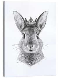 Canvas print  Queen Rabbit - Valeriya Korenkova