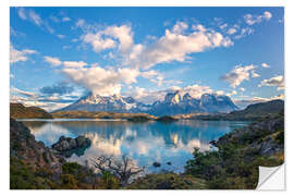 Sticker mural Parc national de Torres del Paine, Chili