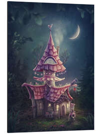 Magnettafel Zauberpilzhaus