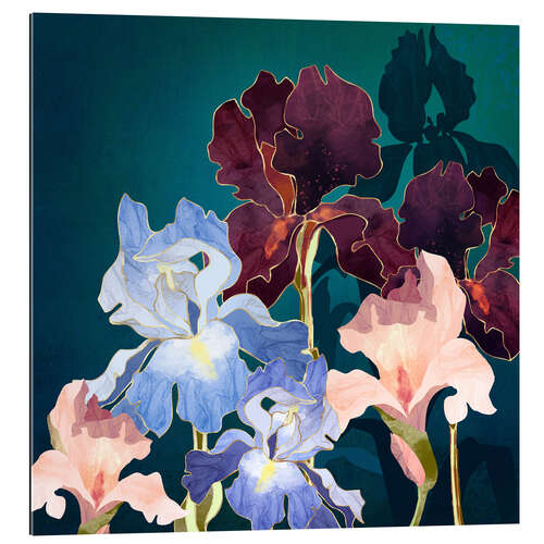 Galleritryck Iris abstract