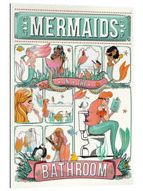 Gallery print Mermaids in the Bathroom