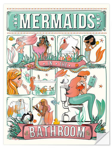 Wall sticker Mermaids in the Bathroom