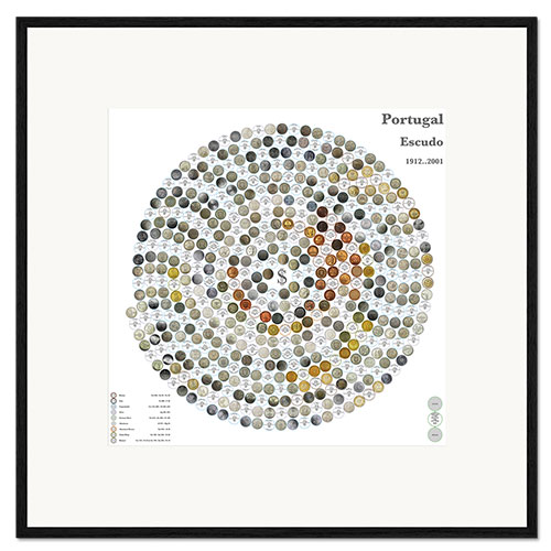 Framed art print The Escudo Circle: Daytime Colors