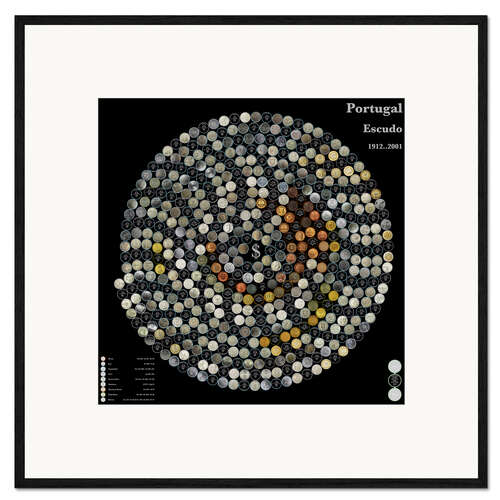 Impression artistique encadrée The Escudo Circle: Nighttime Colors