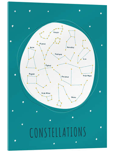 Acrylic print Constellations I