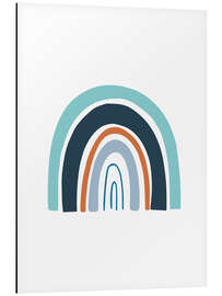 Magnettafel Blauer Regenbogen