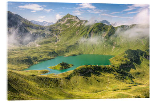 Acrylglasbild Schrecksee im Allgäu