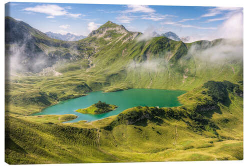 Leinwandbild Schrecksee im Allgäu