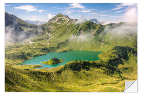 Selvklebende plakat Schrecksee in the Allgäu