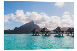 Foam board print Dreaming Bora Bora