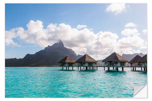 Selvklæbende plakat Dreaming Bora Bora