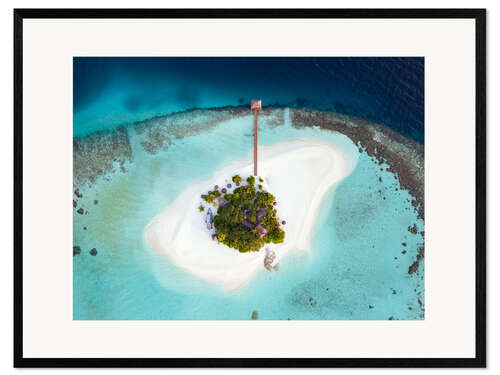 Kunsttryk i ramme Tropical paradise