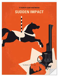 Wandsticker Dirty Harry Sudden Impact