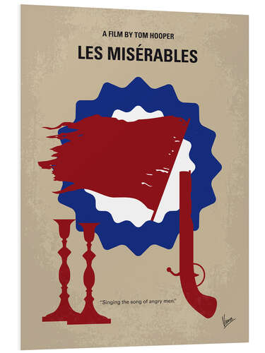 Foam board print Les Misérables