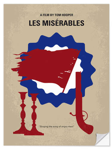 Muursticker Les Misérables