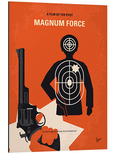 Aluminium print Dirty Harry Magnum Force