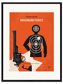 Stampa artistica con cornice Magnum Force (Una 44 Magnum per l'ispettore Callaghan)