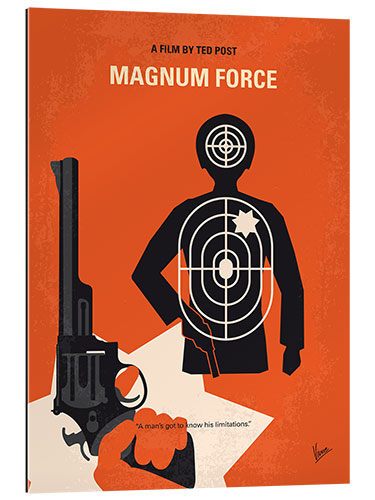 Tableau en plexi-alu Dirty Harry Magnum Force