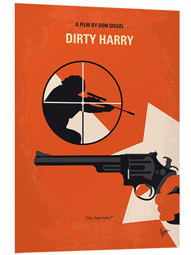 Quadro em PVC Dirty Harry V