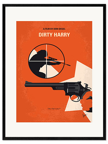 Impression artistique encadrée Dirty Harry V