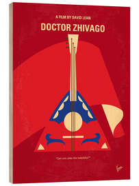 Wood print Doctor Zhivago