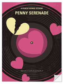 Selvklebende plakat Penny Serenade