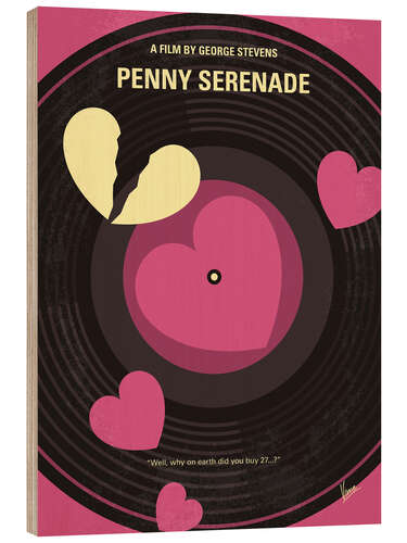 Quadro de madeira Penny Serenade