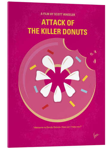 Akrylbilde Attack of the Killer Donuts