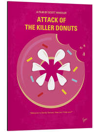 Cuadro de aluminio Attack of the Killer Donuts