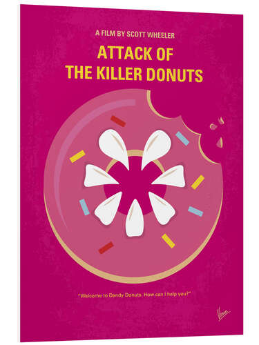 Hartschaumbild Attack of the Killer Donuts