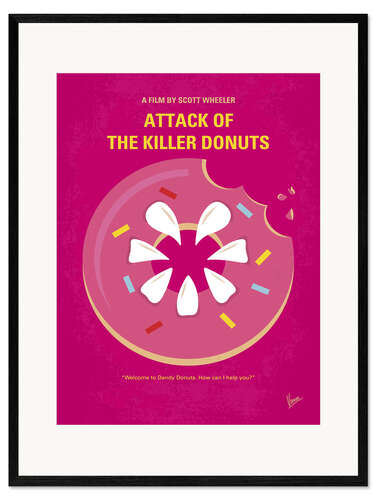 Gerahmter Kunstdruck Attack of the Killer Donuts