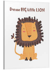 Magnettafel Dream big little lion