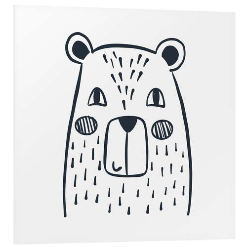 Foam board print Bear