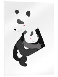 Gallery print Panda mom with baby