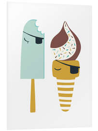 PVC print Pirate Icecream