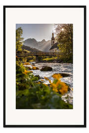 Gerahmter Kunstdruck Ramsau bei Berchtesgaden