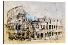 Magnettafel Das Kolosseum in Rom