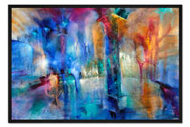 Gerahmter Kunstdruck Willkommen!