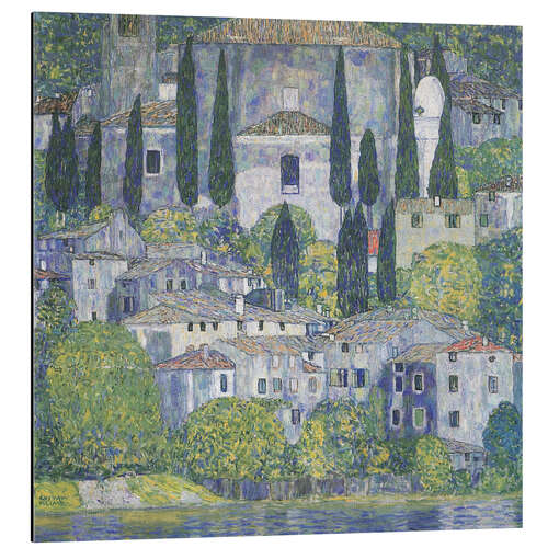 Alubild Kirche in Cassone, 1913