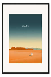 Gerahmter Kunstdruck Mars
